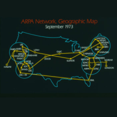 USC ISI designs an interface for ARPANET in 1972, which later becomes the basis of the internet.