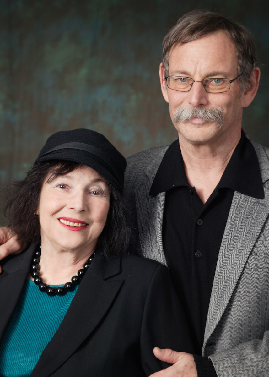 Judith Love Cohen with son, USC professor Neil Siegel.