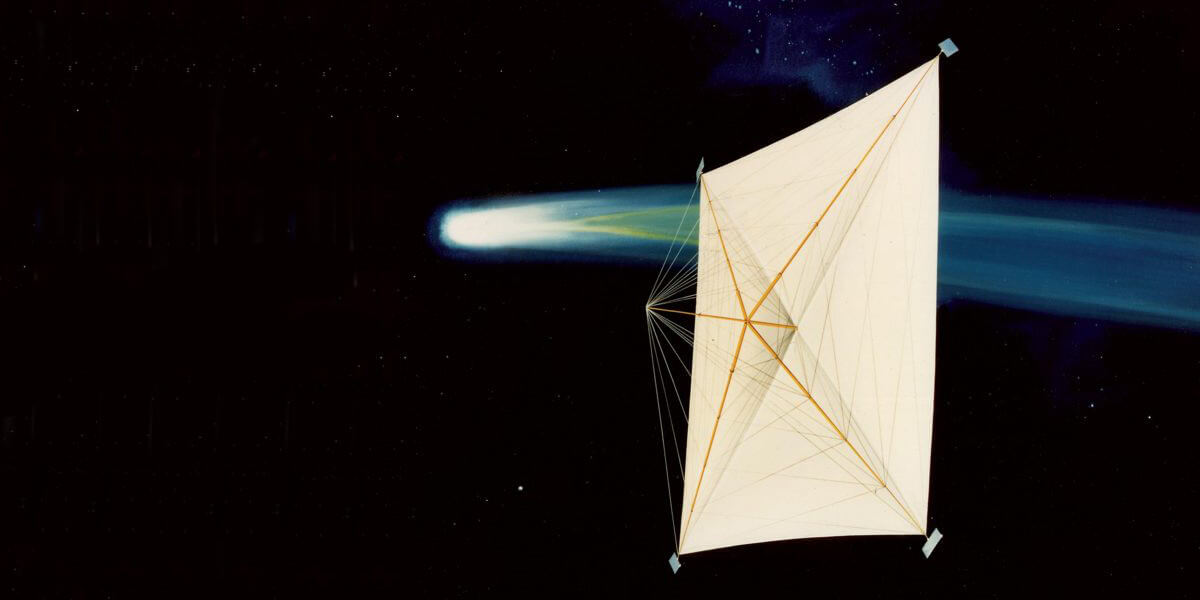 The Planetary Society: Old documents shine new light on NASA’s plan to send a solar sail to Halley’s Comet
