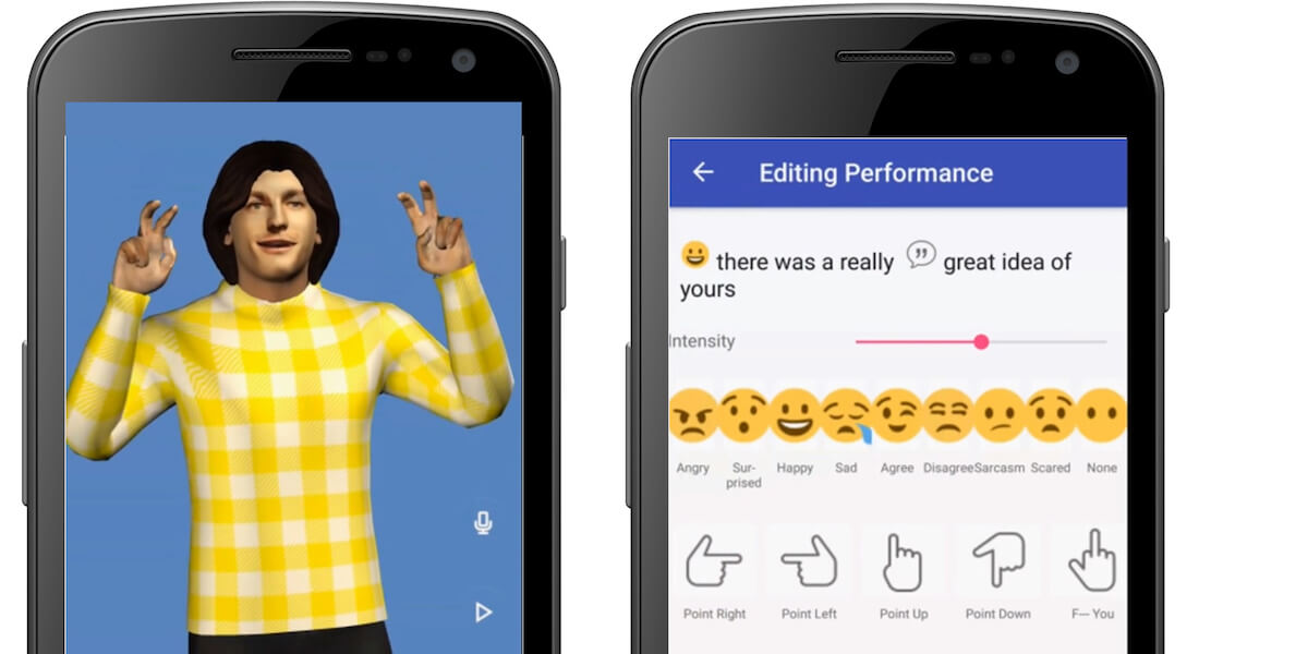 Apps created by Embody Digital, Ari Shapiro's startup, allow users to create lifelike avatars that look and speak like them. (Image/Courtesy of Ari Shapiro)