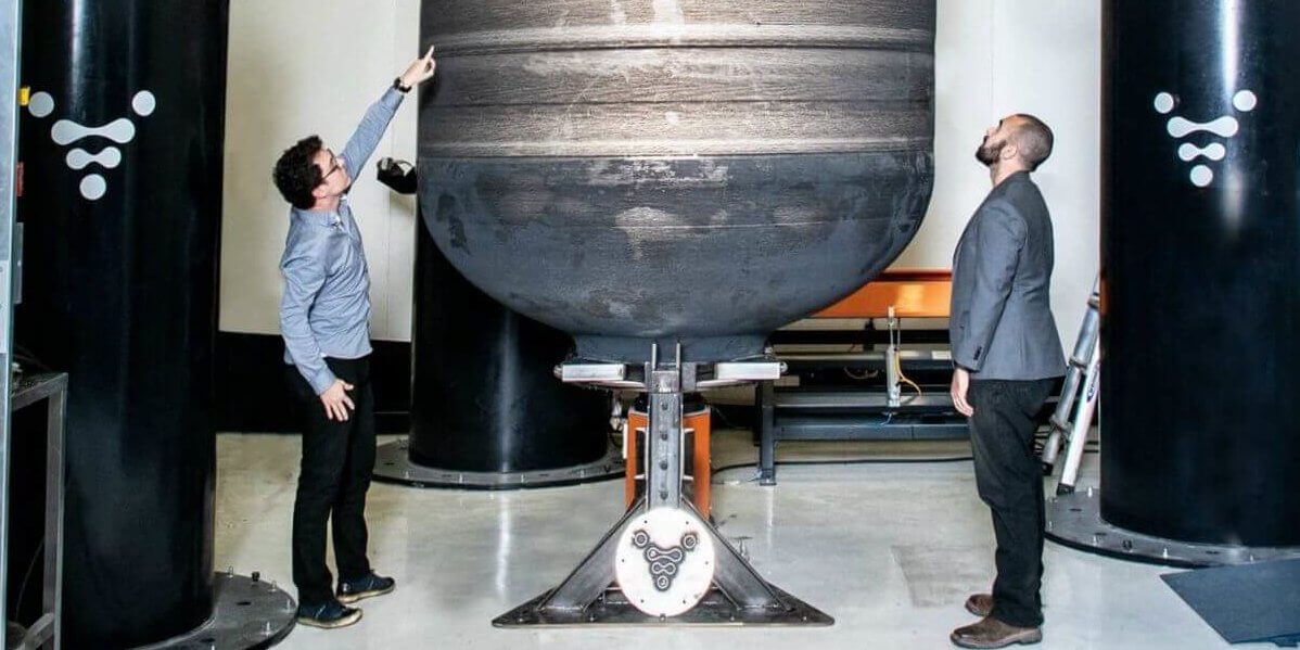 Relativity Space is the first company to use 3-D printers to build entire rockets. Photo courtesy of Relativity Space.