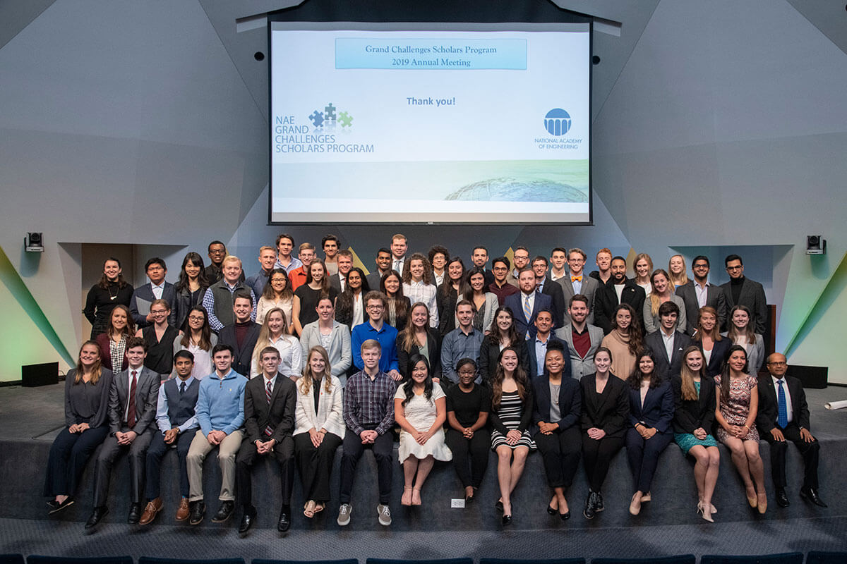 NAE Grand Challenge Scholars at 2019 Annual Meeting