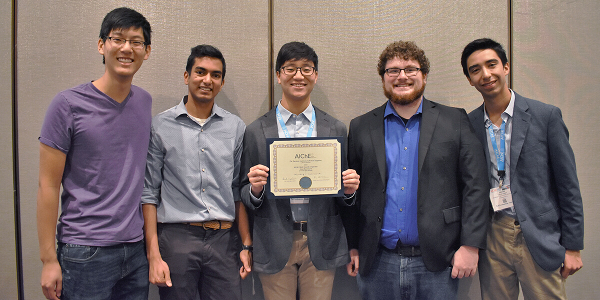 Undergrads Win National Title in Chemical Engineering Jeopardy