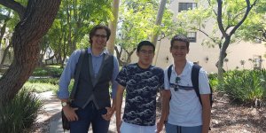 Beamlink co-founders (from left to right): Mateo Abascal, Max Gunara and Arpad Kovesdy. PHOTO/_______