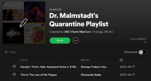 quarantine playlist