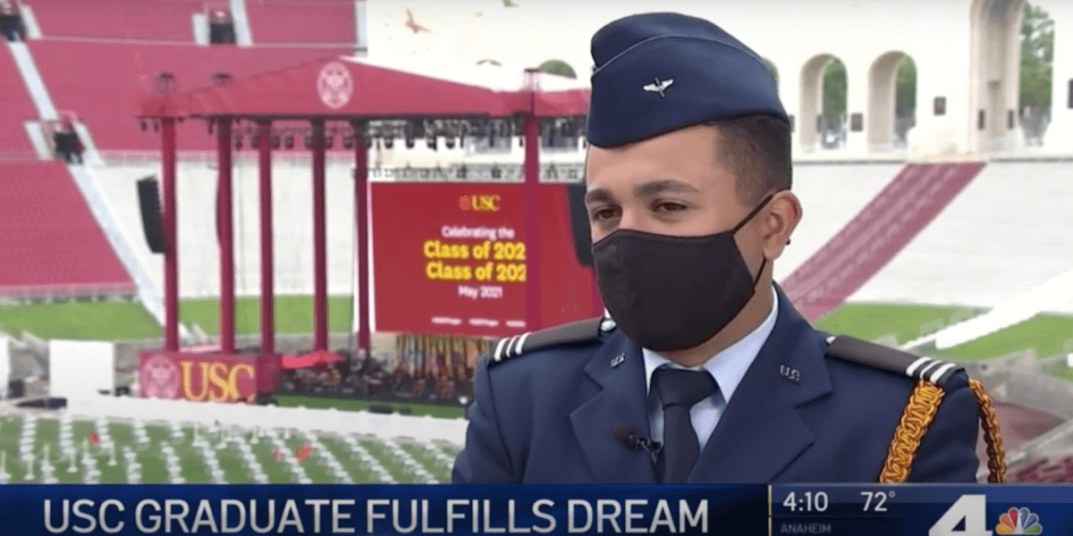 USC Viterbi Student, ROTC Air Force Member Graduates with a Degree in Astronautical Engineering