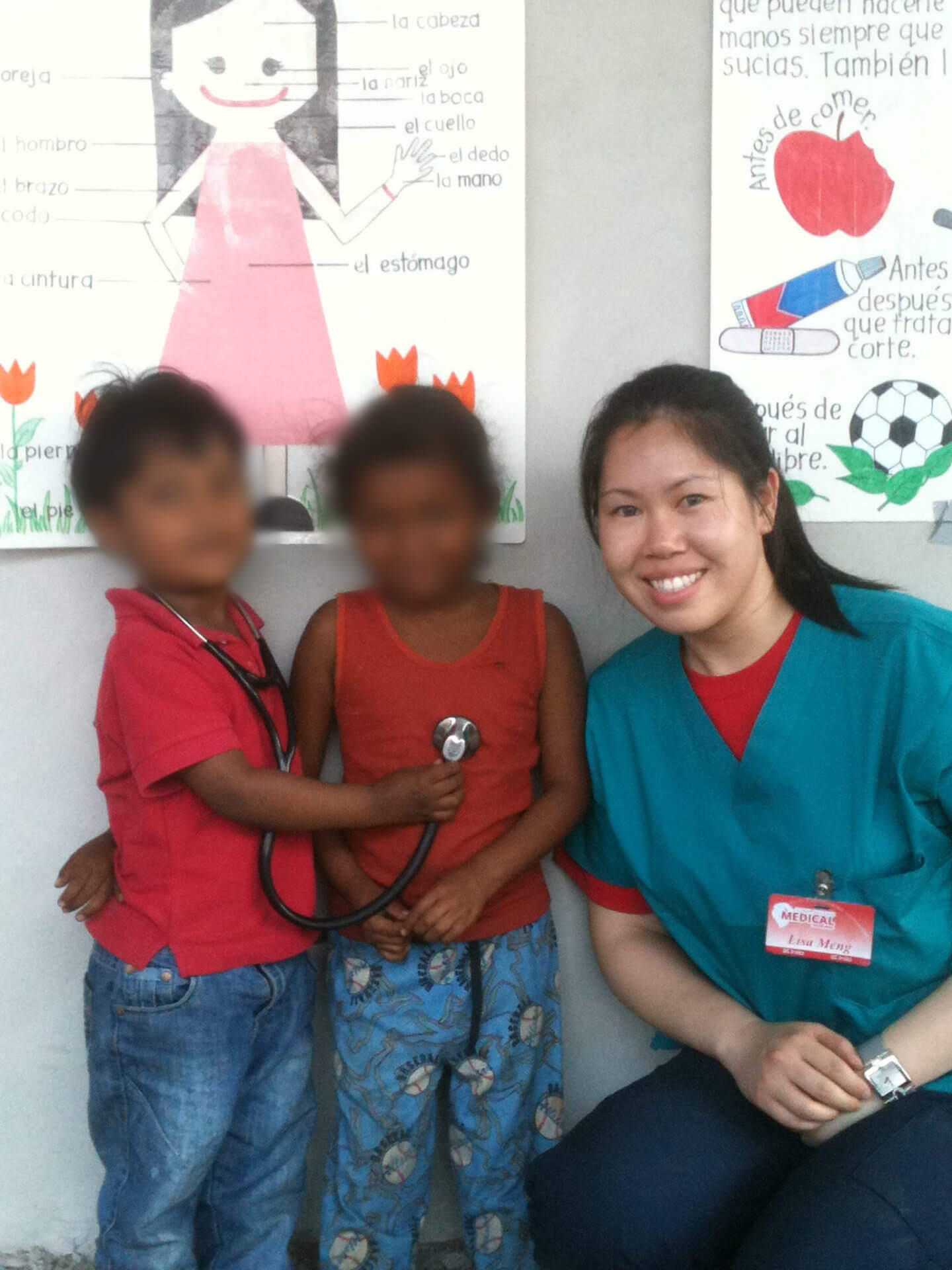 Meng completed a medical mission to Honduras in 2012 shadowing a gynecologist, orthodontists and internal physicians.