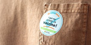 tshit with vaccination sticker