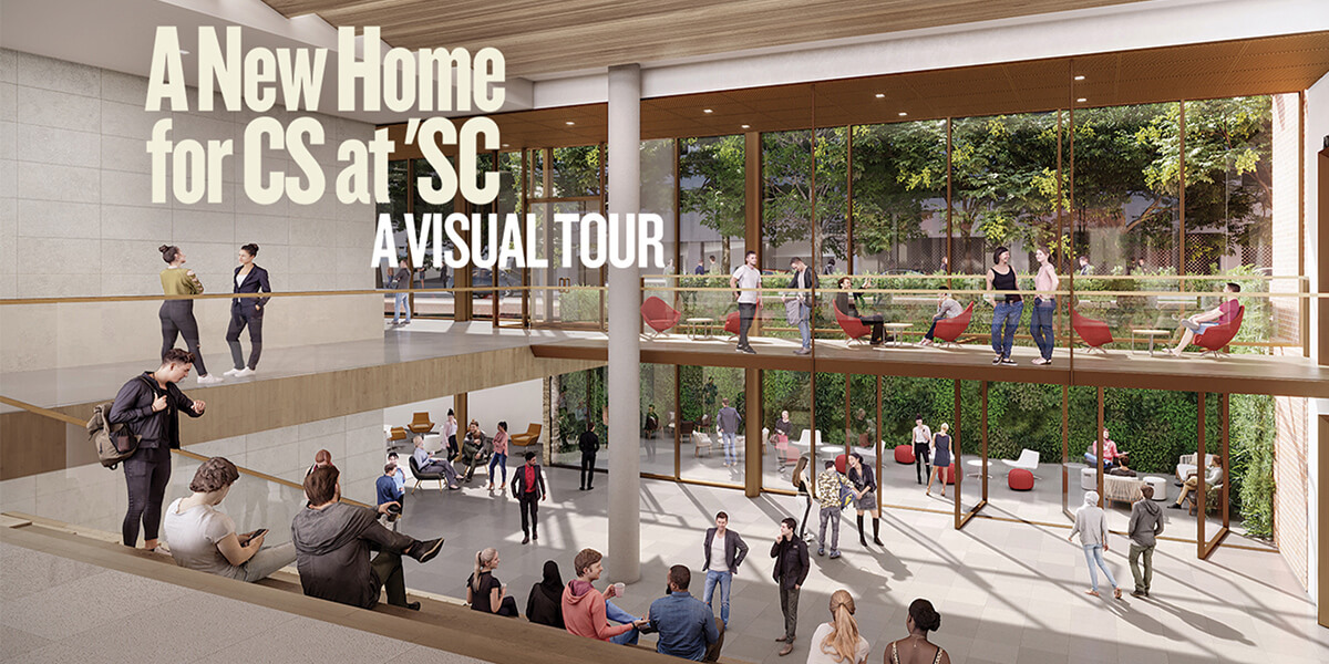 Rendering of the new computer science building at USC.