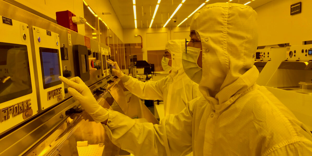 Innovative nanodevices are developed in the John O'Brien Nanofabrication Lab. Photo credit: Joey Vo.