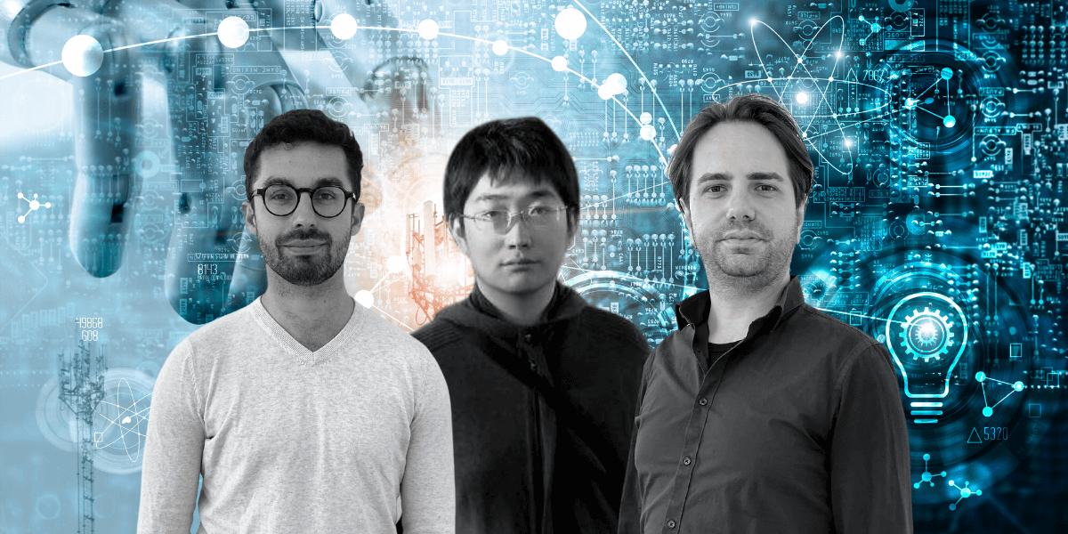 Loic Pottier, Muhao Chen and Filip Ilievski from USC's information Sciences Institute