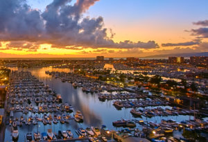 Sunset in Marina Del Rey
