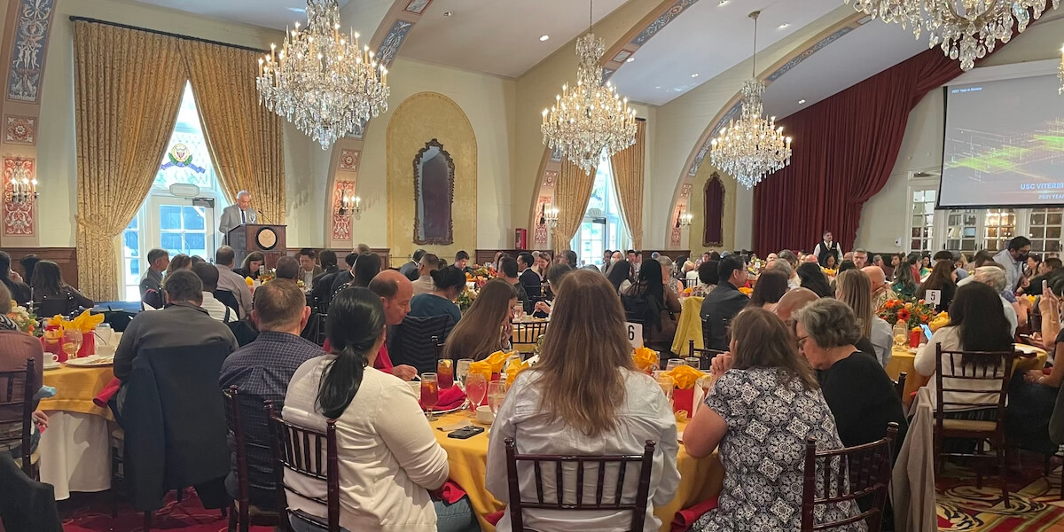 The 2022 Faculty and Staff Awards luncheon was held at Town and Gown. (Photo/ Benjamin Paul)