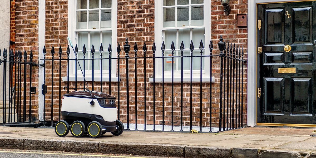 Delivery robots are being trialed in cities in the U.S. and around the world. But most are controlled by a remote human pilot. Image/VCU Capital News