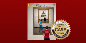 USC Viterbi Magazine wins the CASE Grand Gold Award (Image/Courtesy of CASE)