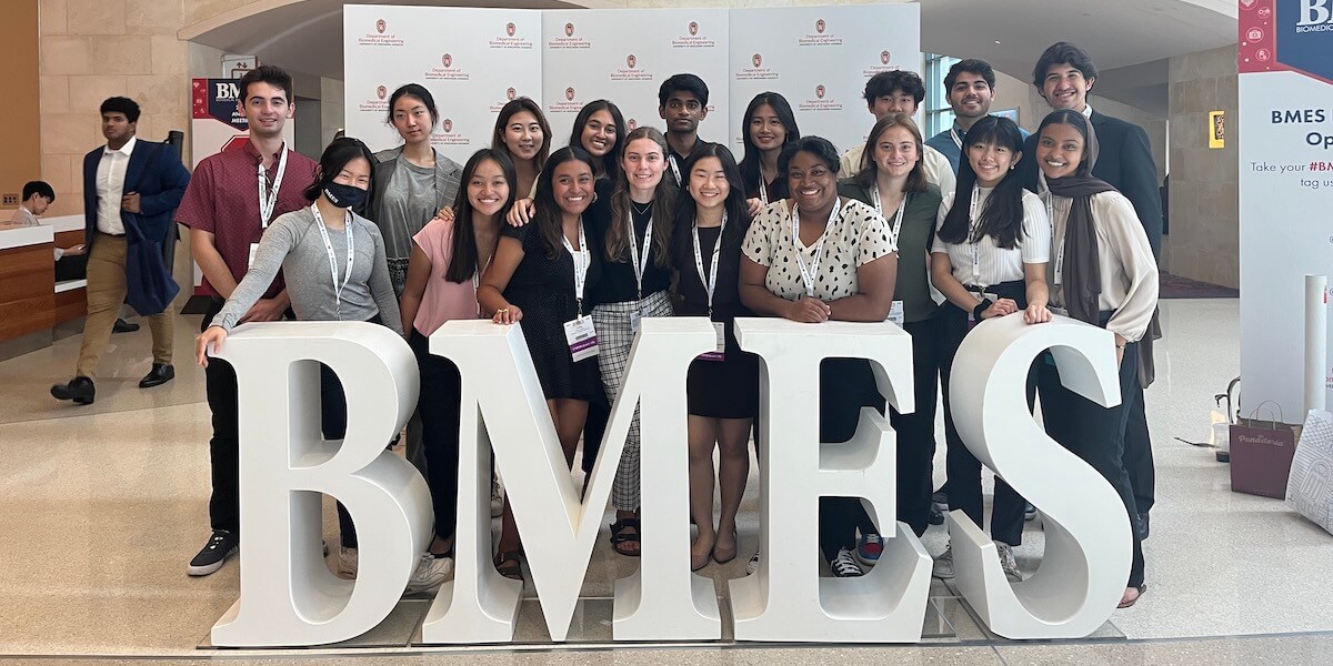 ASBME club members pose at the BMES conference