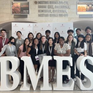 The ASBME club members pose at the BMES Conference