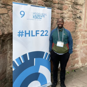 Emmanuel Johnson at the Heidelberg Laureate Forum