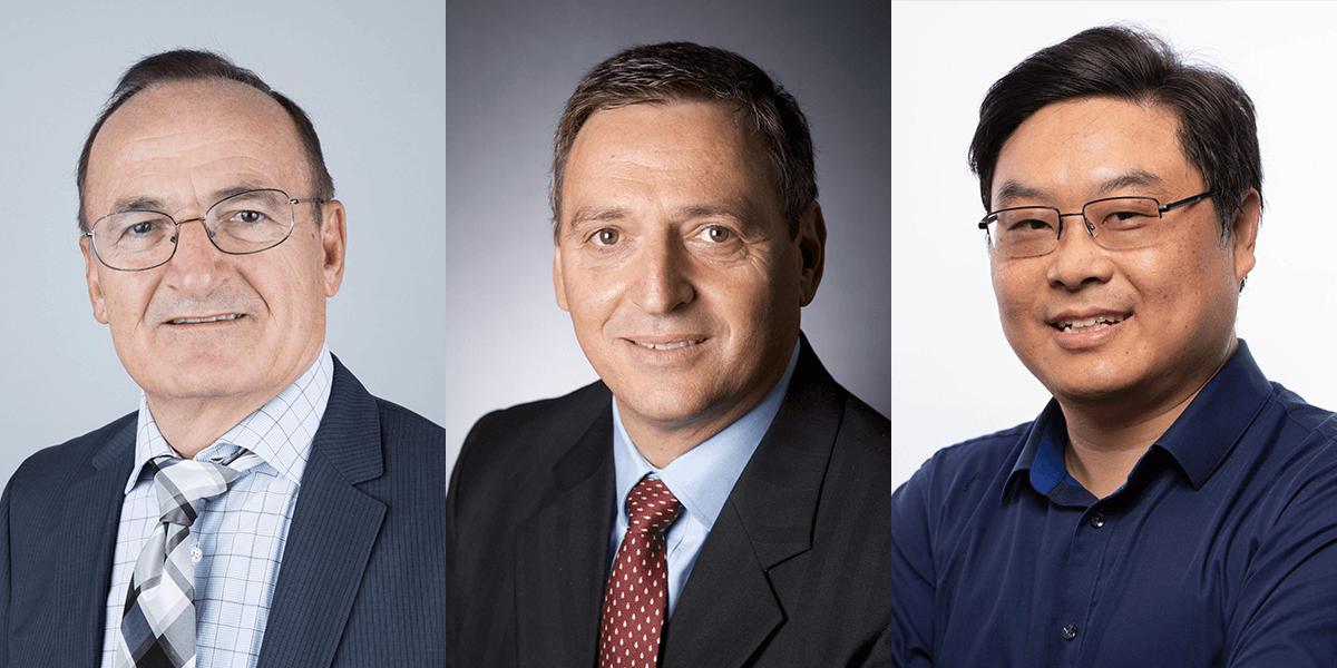 Featured image for “USC’s Petros Ioannou, Gérard Medioni and J. Joshua Yang Elected as National Academy of Inventors Fellows”