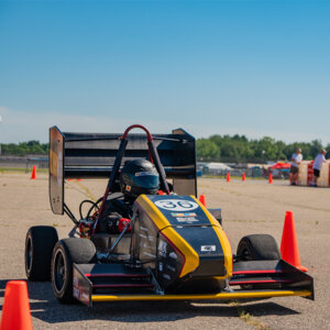 Racecar designed and built by student design team USC Racing
