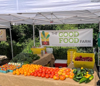Some of the fruits and vegetables for sale at The Good Food Farm (Photo/Courtesy of Andrew Johnson)