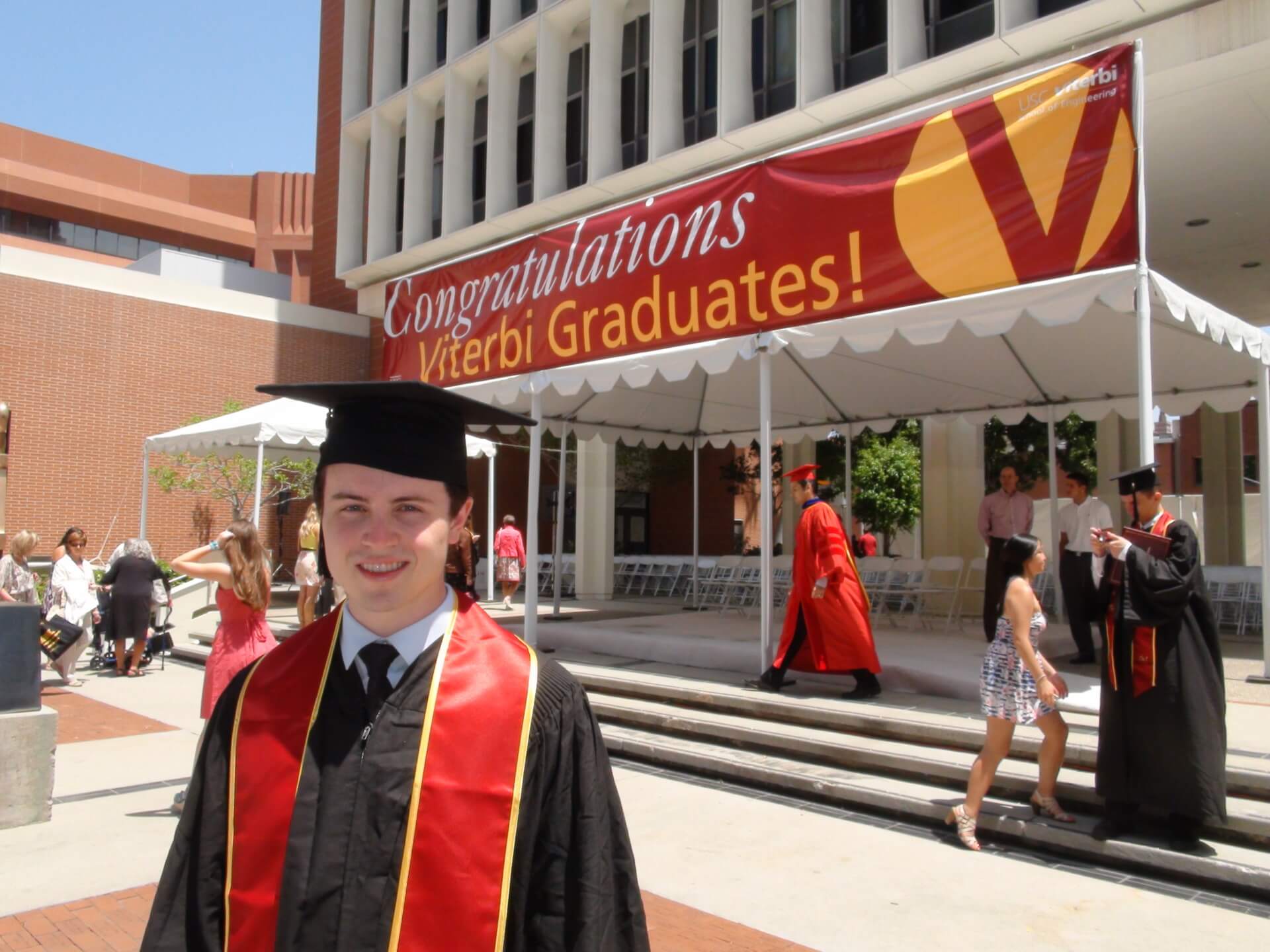 Tim Ellis at USC graduation