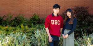 Juniors Allen Chang and Jordan Cahoon were awarded both the 2023 Goldwater Scholarship. Photo/Emilia Doda.