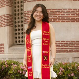 Sabrina Sy, a USC Viterbi graduating senior in the Alfred E. Mann Department of Biomedical Engineering, believes more inclusive healthcare starts with culturally and socially conscious physicians.