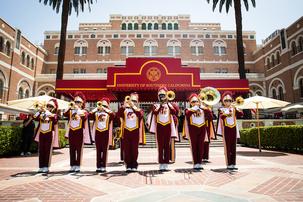 The USC Band entertains the crowd (Photo/Carolyn DiLoreto)