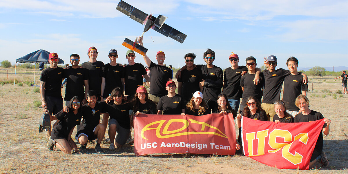 The USC AeroDesign Team at the 2023 AIAA Design/Build/Fly competition, Tucson International Modelplex Park Association