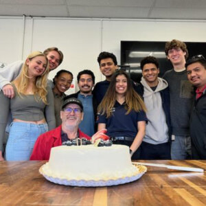 Jaiden Bhatia's surprise birthday party at the AME instructional labs