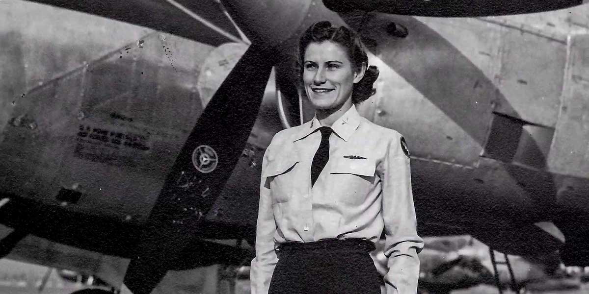 Iris Critchell, nee Cummings, earned her wings in 1939 at USC. In 1943 she was assigned to the 6th Ferrying Group at Long Beach, California. After WWII she spent more than 50 years teaching aeronautics classes and flight training. Critchell helped make aviation as safe as it is today.