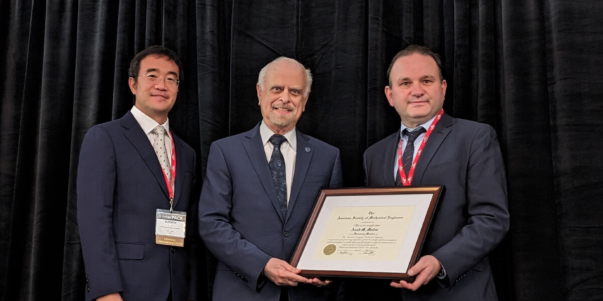 Azad Madni is awarded Honorary Membership of the American Society of Mechanical Engineers (ASME)