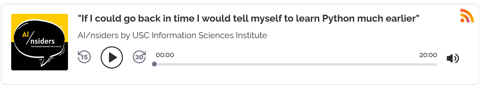 If I could go back in time I would tell myself to learn Python much earlier