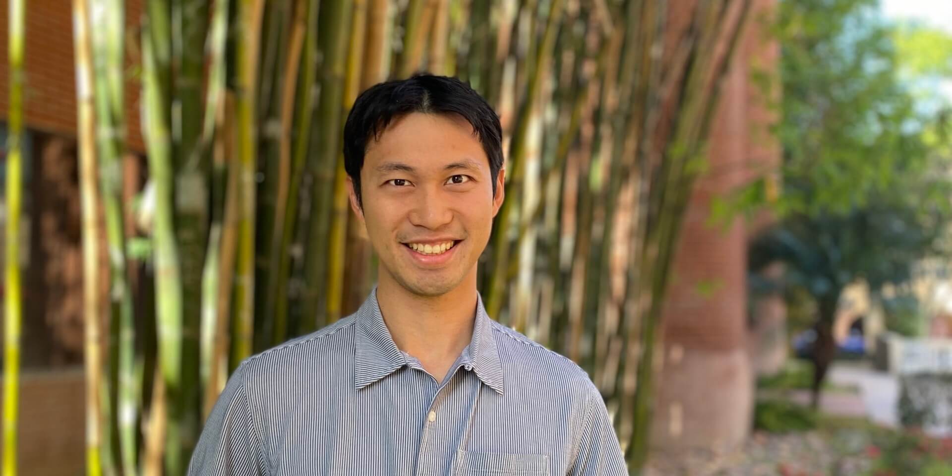 Image of Chia Wei "Wade" Hsu, an assistant professor of electrical and computer engineering, who is the recipient of the 2024 Young Investigator Award form the Institute of Electronics Engineers (IEEE) Photonics Society.