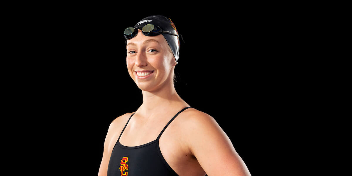 Aëla Janvier USC Swim Team