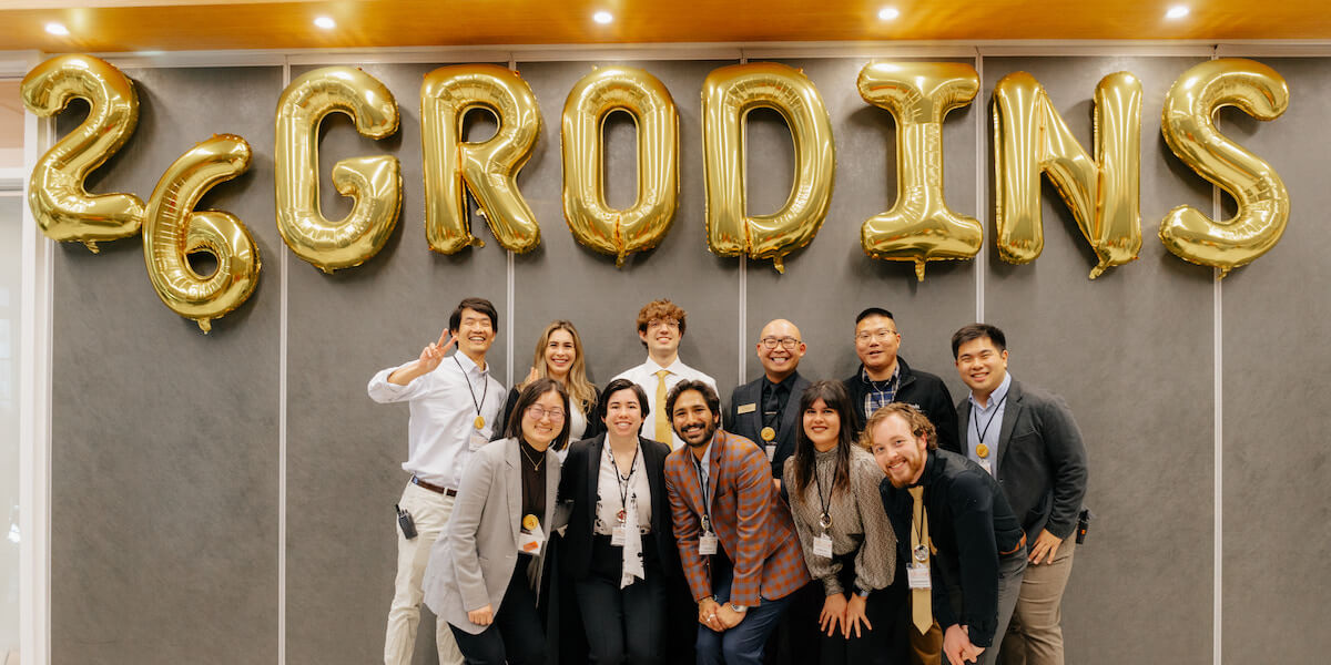 The organizing committee of the 26th Grodins Symposium in the Alfred E. Mann Department of Biomedical Engineering. Image/Frank Ding