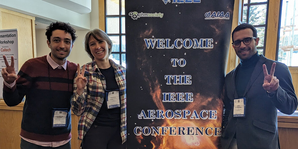 Graduate Students Present Papers at the 45th IEEE Aerospace Conference