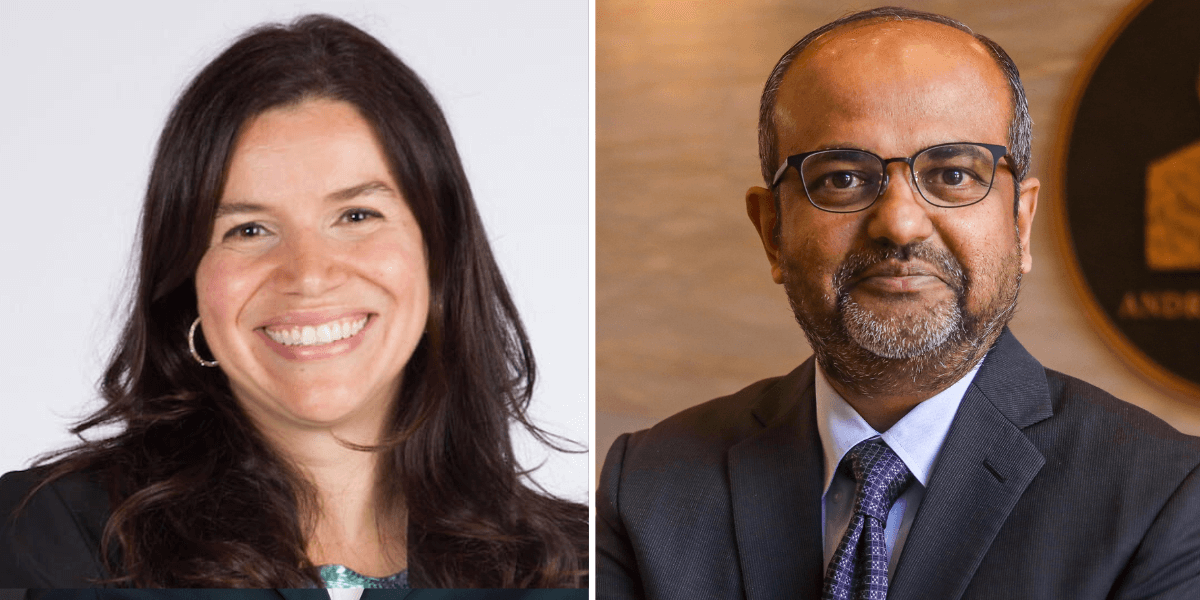 Featured image for “Andrea Hodge and Gaurav Sukhatme Elected 2023 AAAS Fellows”