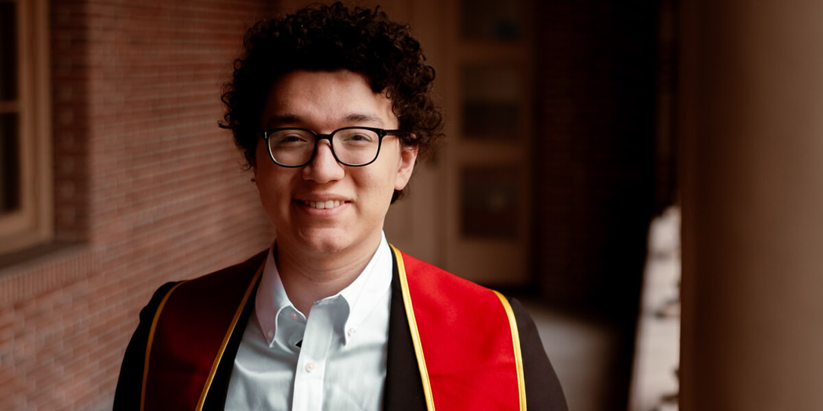 Transfer student Carlos Ramirez will join Microsoft after graduation. Photo/Carlos Ramirez.