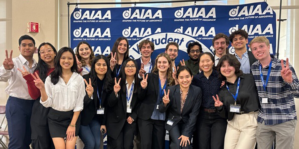 AME and ASTE Students Awarded at the 2024 AIAA Conference