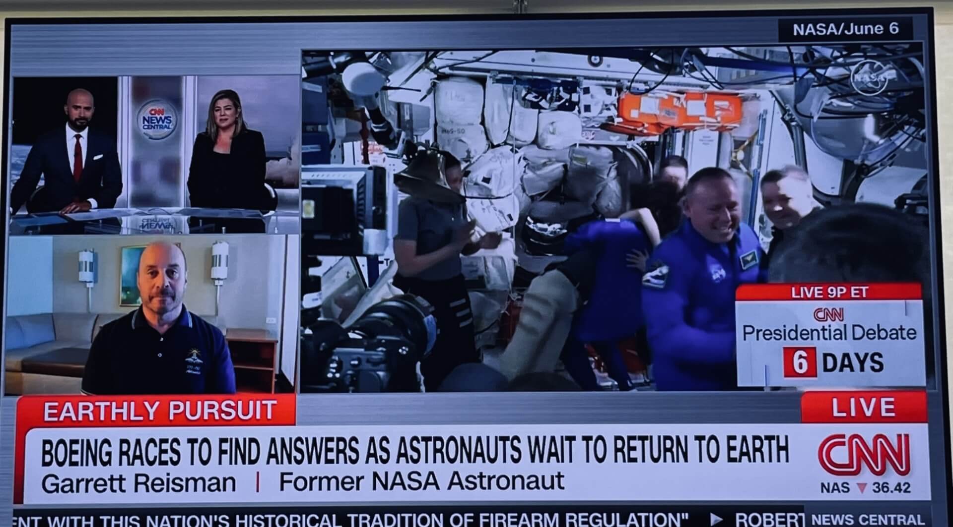 CNN (no link available): Boeing Races to Find Answers at Astronauts Wait to Return to Earth