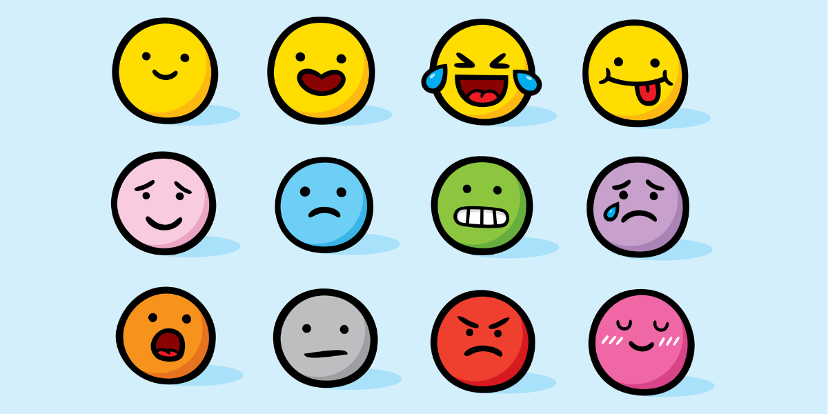 emojis showing different emotions