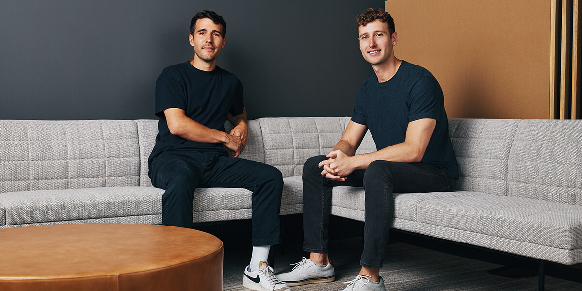 USC alumni Gabriel Pereyra and Winston Weinberg co-founded Harvey.ai, a leader in AI automation for the legal profession. Image courtesy of Harvey.ai