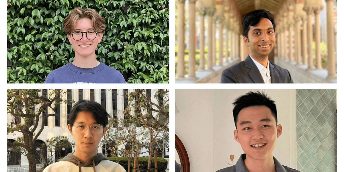 Four USC Students Receive CRA Outstanding Undergraduate Researcher Awards