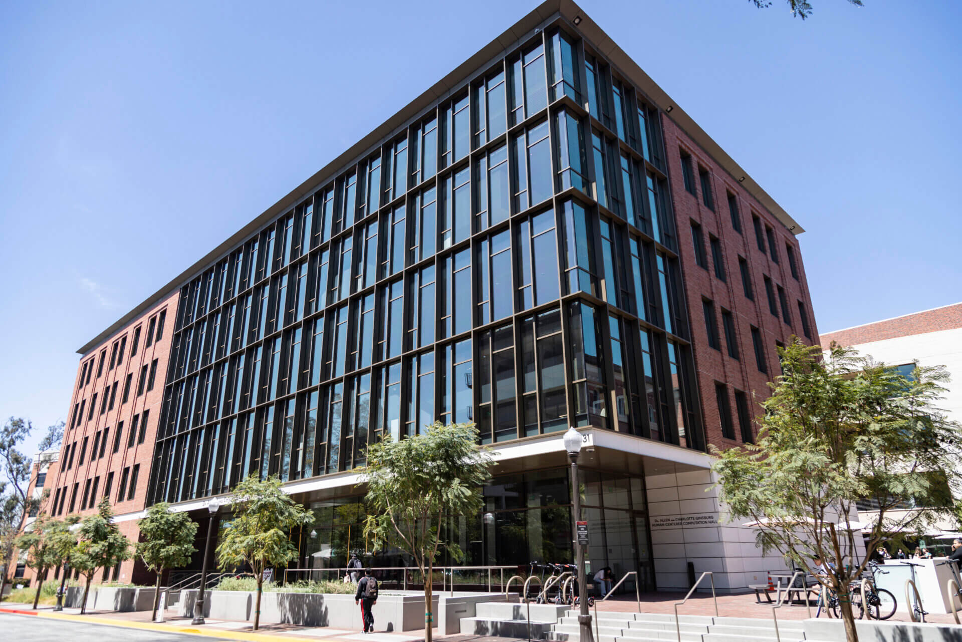 image of Ginsburg Hall external on a sunny day