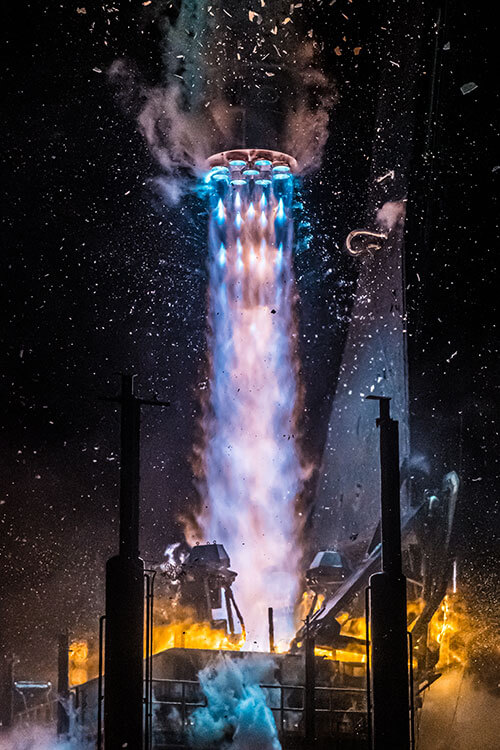 Launch of the Terran 1 rocket