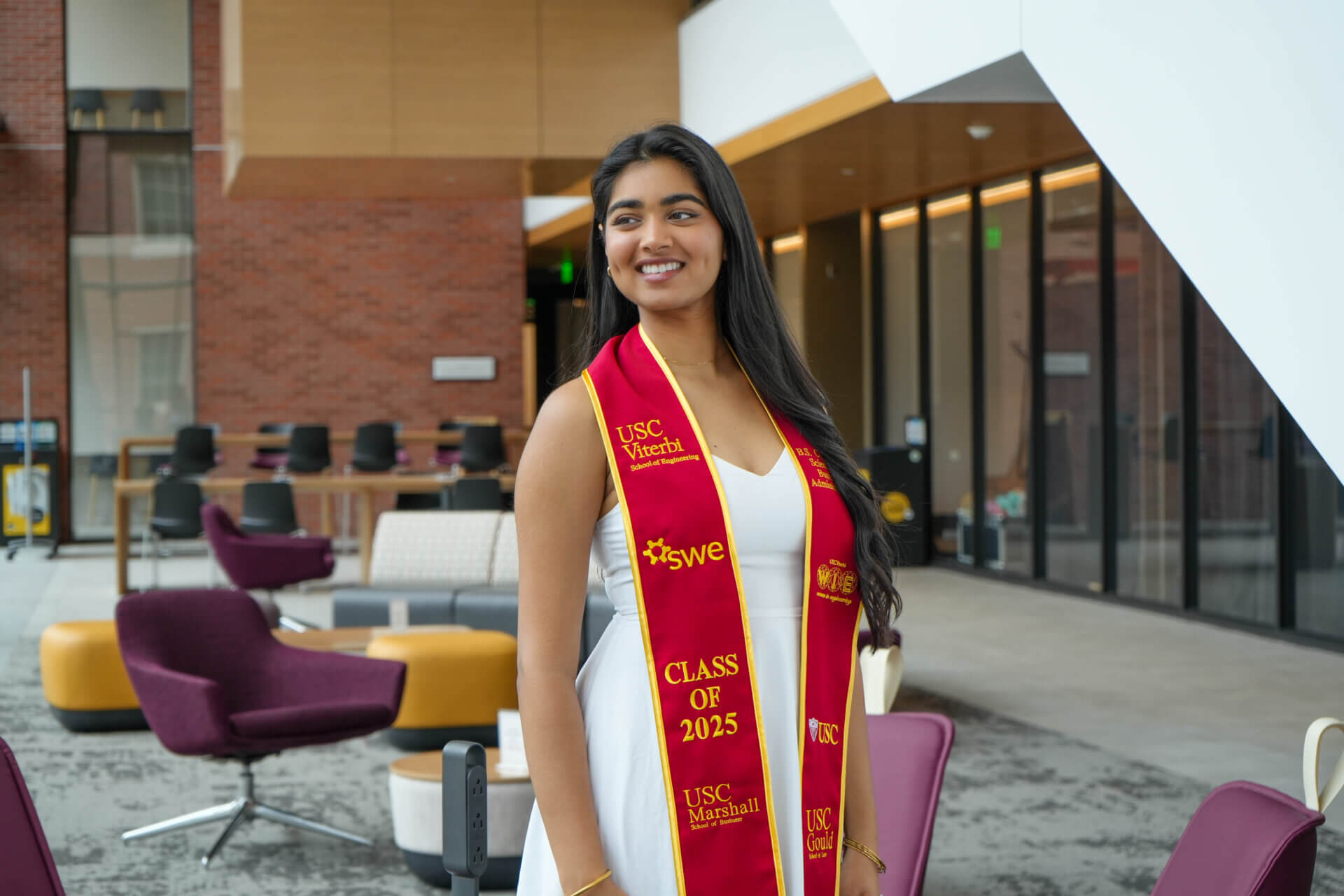 Lavanya Sharma in Ginsburg Hall.