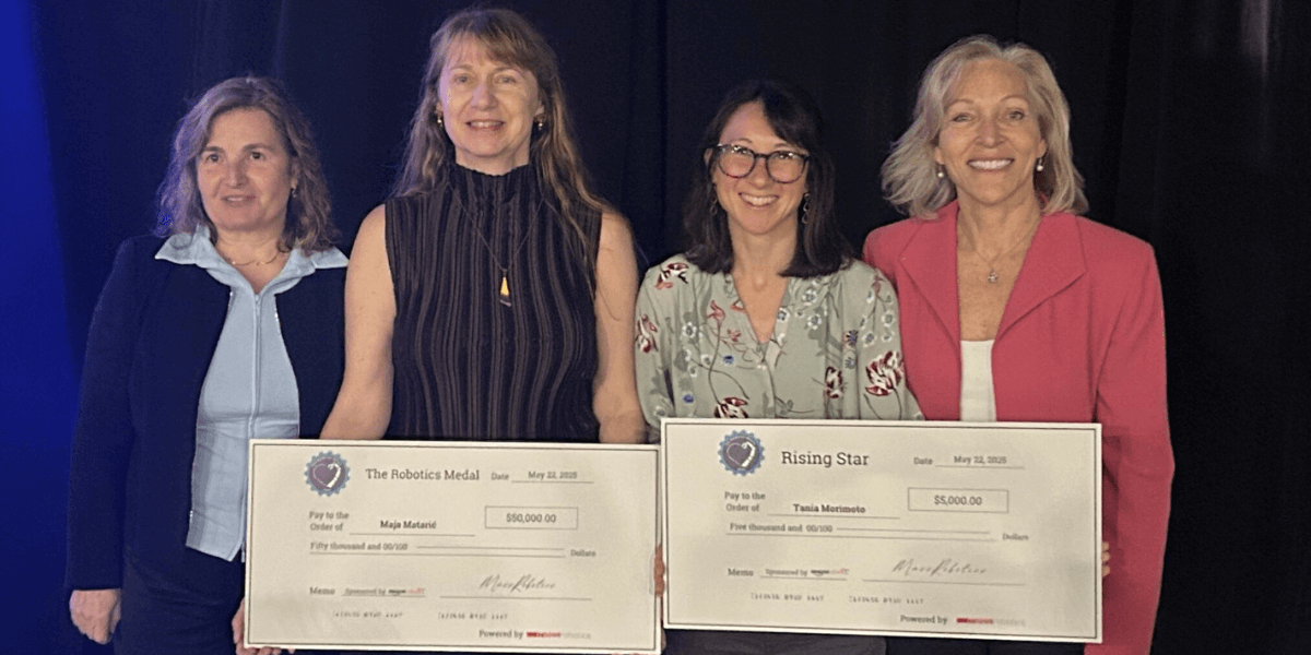 Maja Matarić Receives MassRobotics Robotics Medal Award