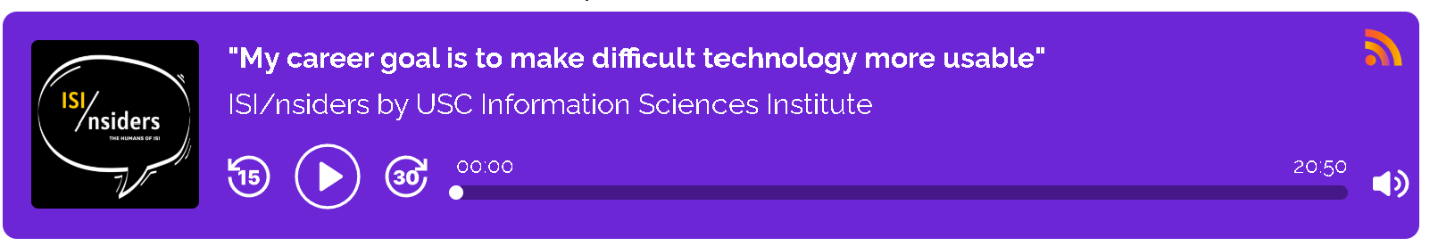 Podcast episode: My career goal is to make difficult technology more usable